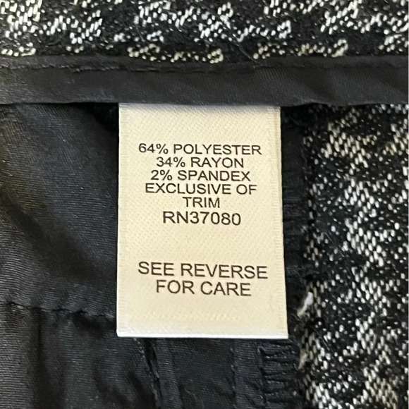 Plus size wide leg black and grey dress pants size 14 business to dinner - Picture 14 of 16